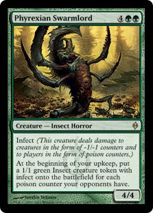 [119]【EN】ファイレクシアの群れの王/Phyrexian Swarmlord【NPH】[R][緑]