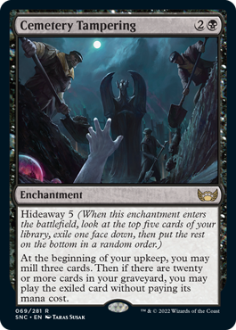 [069]【EN】【FOIL】墓所細工/Cemetery Tampering【SNC】[R][黒]