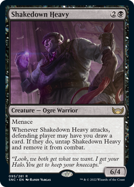 [095]【EN】【FOIL】強請る大入道/Shakedown Heavy【SNC】[R][黒]