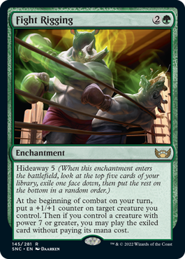 [145]【EN】【FOIL】八百長試合/Fight Rigging【SNC】[R][緑]