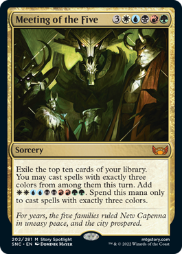 [202]【EN】【FOIL】五者会談/Meeting of the Five【SNC】[M][多色]