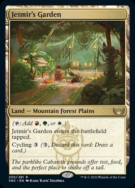 [250]【EN】【FOIL】ジェトミアの庭/Jetmir's Garden【SNC】[R][土地]