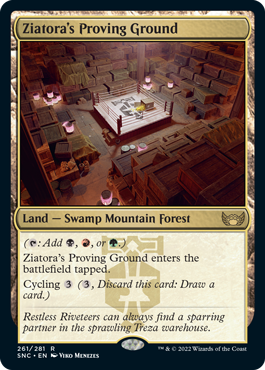 [261]【EN】【FOIL】ジアトラの試練場/Ziatora's Proving Ground【SNC】[R][土地]