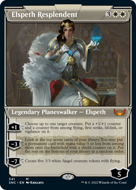 [341]【EN】■ショーケース■華やいだエルズペス/Elspeth Resplendent【SNC】[M][白]