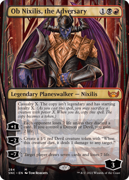 [284]【EN】■ボーダーレス■敵対するもの、オブ・ニクシリス/Ob Nixilis, the Adversary【SNC】[M][多色]