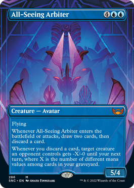 [286]【EN】【FOIL】■ボーダーレス■全知の調停者/All-Seeing Arbiter【SNC】[M][青]