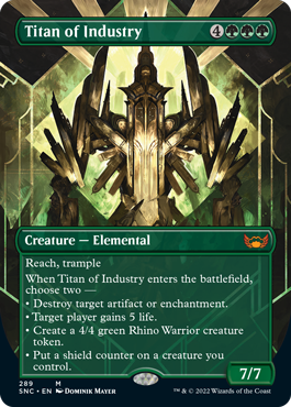 [289]【EN】【FOIL】■ボーダーレス■産業のタイタン/Titan of Industry【SNC】[M][緑]