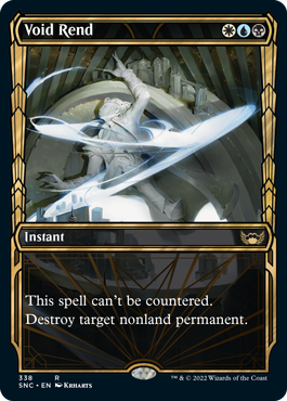 [338]【EN】【FOIL】■ショーケース■虚空裂き/Void Rend【SNC】[R][多色]