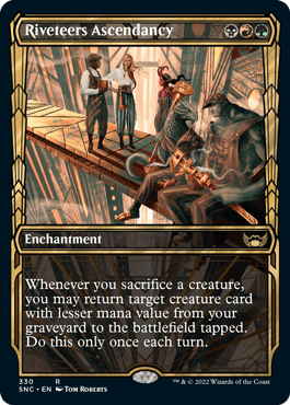 [330]【EN】【FOIL】■ショーケース■土建組一家の隆盛/Riveteers Ascendancy【SNC】[R][多色]