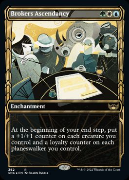 [362]【EN】【箔押しFOIL】■ショーケース■斡旋屋一家の隆盛/Brokers Ascendancy【SNC】[R][多色]