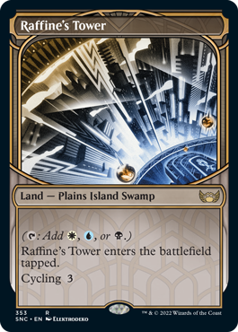 [353]【EN】【FOIL】■ショーケース■ラフィーンの塔/Raffine's Tower【SNC】[R][土地]