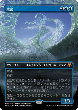 [045]【JP】■ボーダーレス■緻密/Subtlety【SPG】[M][青]