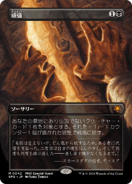 [042]【JP】■ボーダーレス■頑強/Persist【SPG】[M][黒]