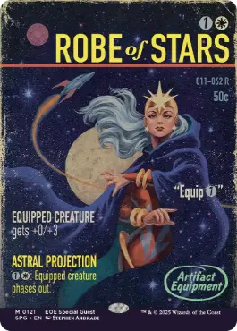 [121]【EN】【FOIL】■ショーケース■ローブ・オヴ・スターズ/Robe of Stars【SPG】[M][白]