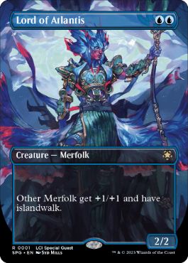 [001]【EN】【FOIL】■ボーダーレス■アトランティスの王/Lord of Atlantis【SPG】[R][青]