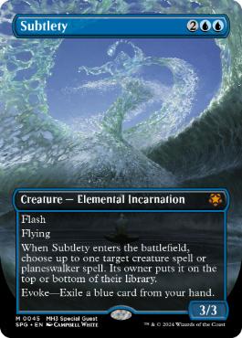 [045]【EN】【FOIL】■ボーダーレス■緻密/Subtlety【SPG】[M][青]