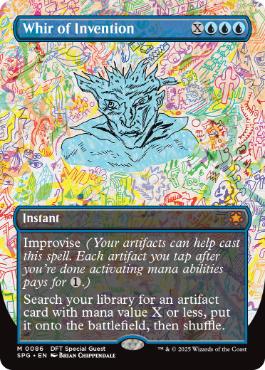 [086]【EN】【FOIL】■ボーダーレス■発明品の唸り/Whir of Invention【SPG】[M][青]