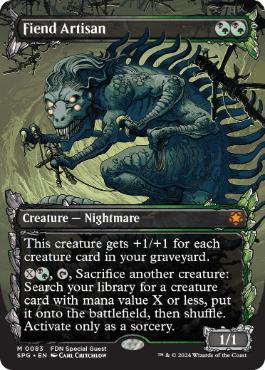 [083]【EN】【FOIL】■ショーケース■悪魔の職工/Fiend Artisan【SPG】[M][多色]