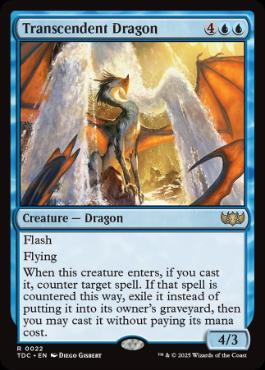 [022]【EN】卓絶の龍/Transcendent Dragon【TDC】[R][青]