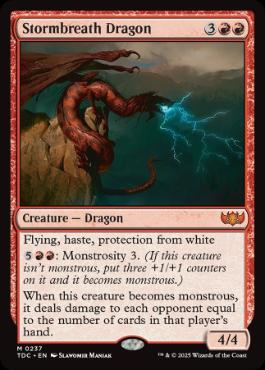 [237]【EN】嵐の息吹のドラゴン/Stormbreath Dragon【TDC】[M][赤]