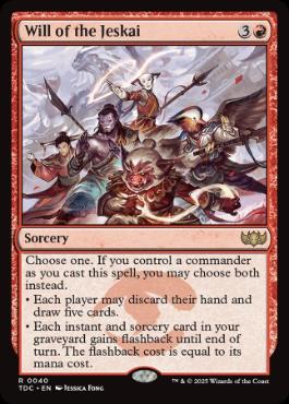 [040]【EN】ジェスカイの意志/Will of the Jeskai【TDC】[R][赤]
