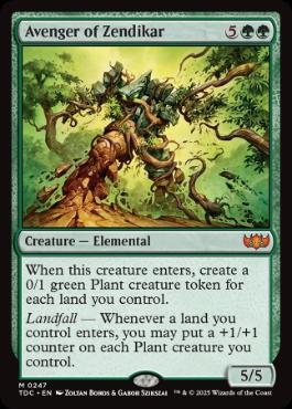 [247]【EN】ゼンディカーの報復者/Avenger of Zendikar【TDC】[M][緑]