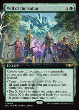 [089]【EN】■拡張アート■スゥルタイの意志/Will of the Sultai【TDC】[R][緑]