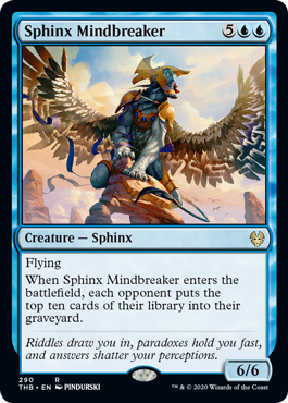 [290]【EN】スフィンクスの精神壊し/Sphinx Mindbreaker【THB】[R][青]
