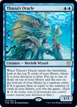 [073]【EN】【FOIL】タッサの神託者/Thassa's Oracle【THB】[R][青]