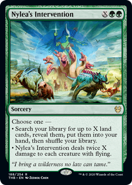 [188]【EN】【FOIL】ナイレアの介入/Nylea's Intervention【THB】[R][緑]