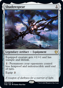 [236]【EN】【FOIL】影槍/Shadowspear【THB】[R][茶]