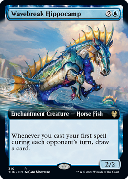[310]【EN】■拡張アート■波破りの海馬/Wavebreak Hippocamp【THB】[R][青]