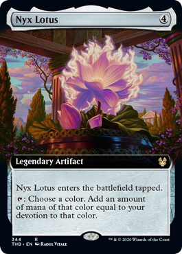 [344]【EN】■拡張アート■ニクスの睡蓮/Nyx Lotus【THB】[R][茶]