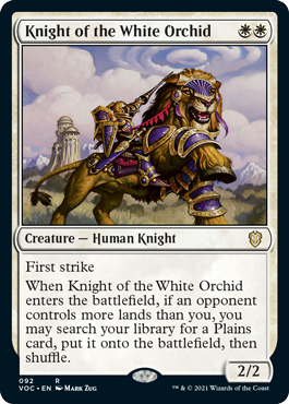 [092]【EN】白蘭の騎士/Knight of the White Orchid【VOC】[R][白]