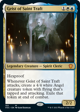 [155]【EN】聖トラフトの霊/Geist of Saint Traft【VOC】[M][多色]