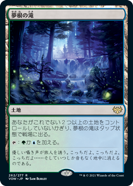 [262]【JP】夢根の滝/Dreamroot Cascade【VOW】[R][土地]