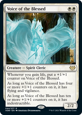 [044]【EN】祝福されし者の声/Voice of the Blessed【VOW】[R][白]