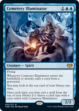 [050]【EN】墓所の照光者/Cemetery Illuminator【VOW】[M][青]