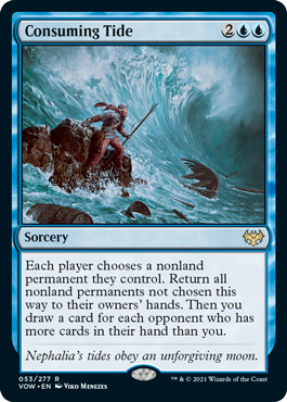 [053]【EN】【FOIL】飲み込む潮/Consuming Tide【VOW】[R][青]