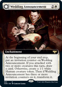 [355]【EN】■拡張アート■婚礼の発表/Wedding Announcement【VOW】[R][白]