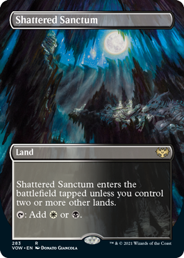 [283]【EN】■ボーダーレス■砕かれた聖域/Shattered Sanctum【VOW】[R][土地]