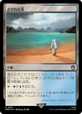 [861]【JP】【サージFOIL】さびれた浜/Deserted Beach【WHO】[R][土地]
