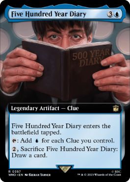 [357]【EN】■拡張アート■500年日記/Five Hundred Year Diary【WHO】[R][青]