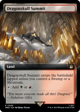 [490]【EN】■拡張アート■竜髑髏の山頂/Dragonskull Summit【WHO】[R][土地]