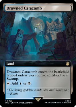 [492]【EN】■拡張アート■水没した地下墓地/Drowned Catacomb【WHO】[R][土地]