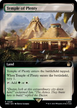 [529]【EN】■拡張アート■豊潤の神殿/Temple of Plenty【WHO】[R][土地]