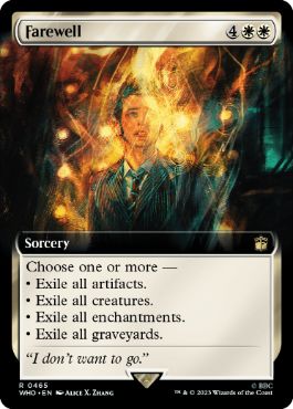 [465]【EN】【FOIL】■拡張アート■告別/Farewell【WHO】[R][白]