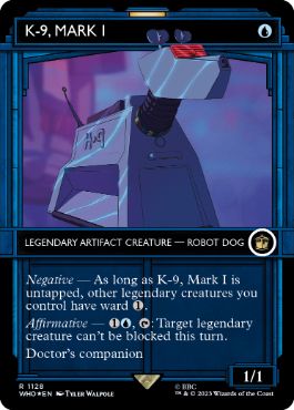 [1128]【EN】【サージFOIL】■ショーケース■K-9 マークI型/K-9, Mark I【WHO】[R][青]