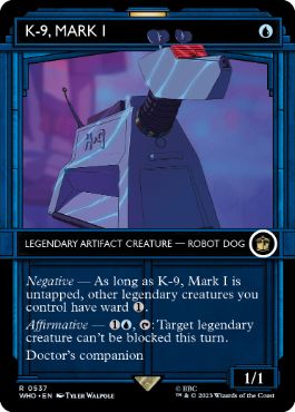 [537]【EN】【FOIL】■ショーケース■K-9 マークI型/K-9, Mark I【WHO】[R][青]