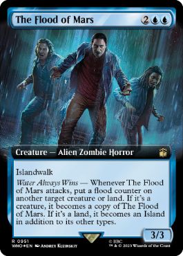 [951]【EN】【サージFOIL】■拡張アート■火星の水ゾンビ/The Flood of Mars【WHO】[R][青]